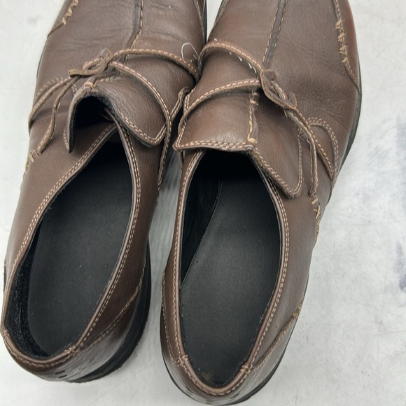 Clarks Brown Leather Loafer Size 9 MCL4814 - Picture 8 of 9